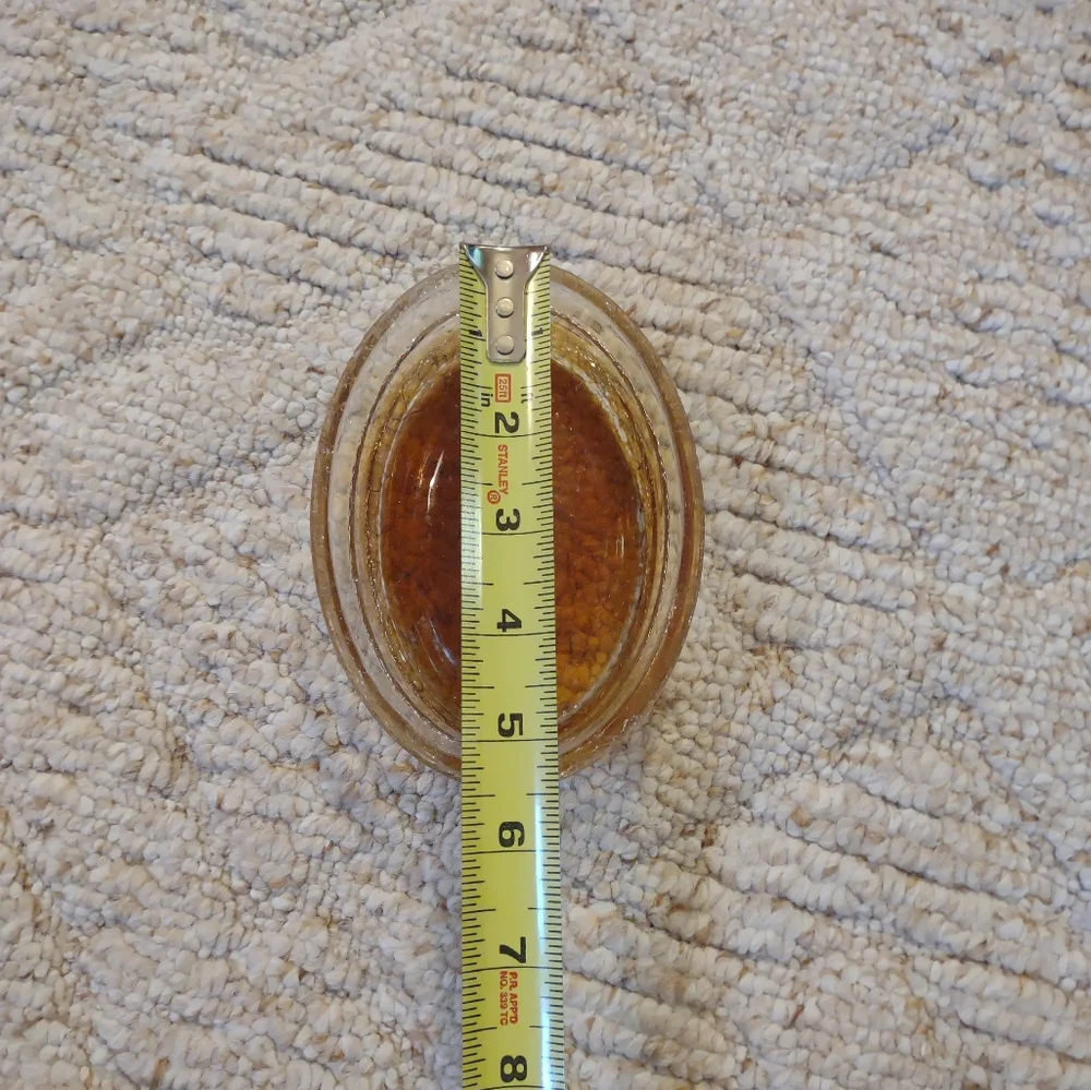 Amber Oval Soap Dish